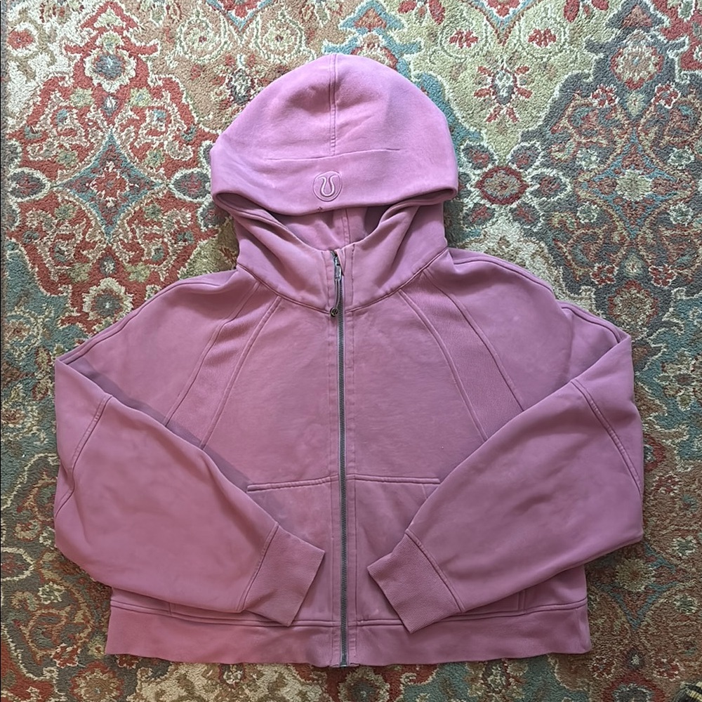 Lululemon Cropped Zip-Up Scuba